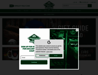shop.wrigleyvillesports.com screenshot