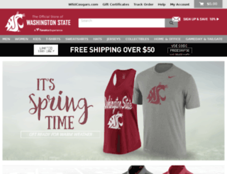 shop.wsucougars.com screenshot