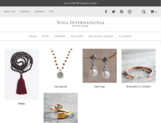 shop.yogainternational.com screenshot
