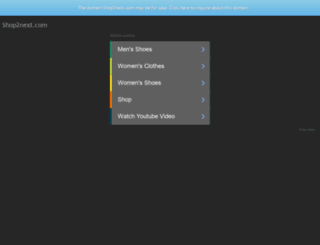 shop2next.com screenshot
