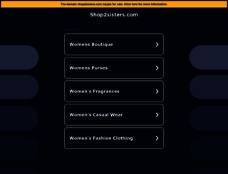 shop2sisters.com screenshot