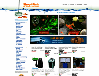 shop4fish.com screenshot