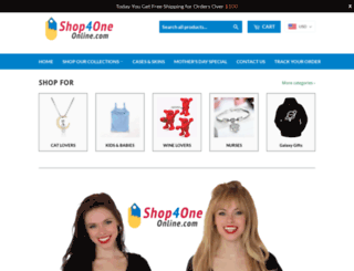 shop4one.myshopify.com screenshot