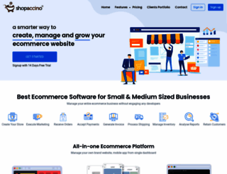 shopaccino.com screenshot