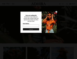 shopadhira.com screenshot