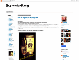 shopaholic-bunny.blogspot.com screenshot