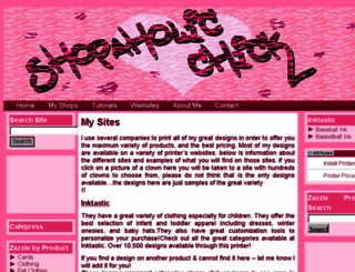 shopaholicchick.com screenshot