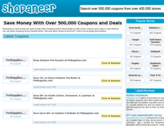 shopaneer.com screenshot
