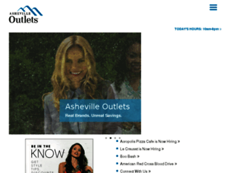 shopashevilleoutlets.com screenshot