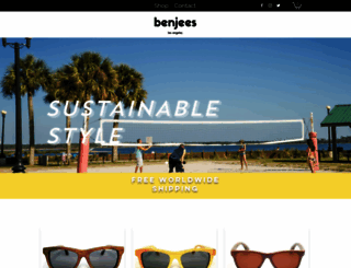 shopbenjees.com screenshot