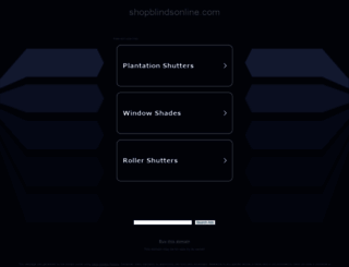 shopblindsonline.com screenshot