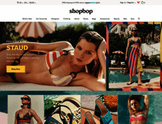shopbop.ca screenshot
