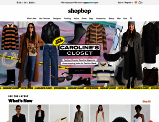 shopbop.co screenshot