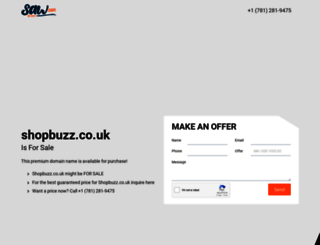 shopbuzz.co.uk screenshot