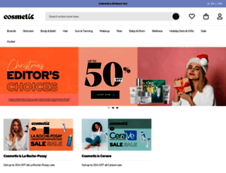 shopcosmetis.com screenshot