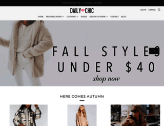 shopdailychic.com screenshot