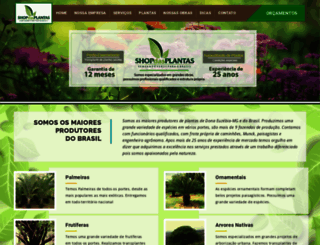 shopdasplantas.com.br screenshot