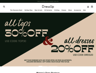 shopdressup.myshopify.com screenshot
