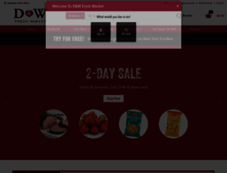 shopdwfreshmarket.com screenshot