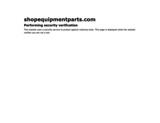 shopequipmentparts.com screenshot