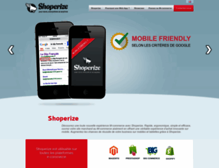 shoperize.com screenshot