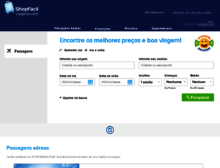 shopfacilviagens.com.br screenshot