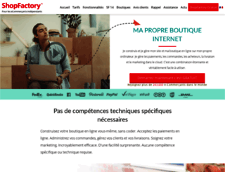 shopfactory.fr screenshot