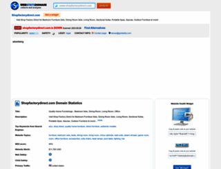 shopfactorydirect.com.webstatsdomain.org screenshot