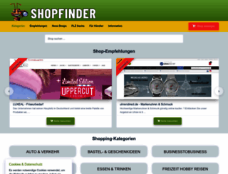 shopfinder.info screenshot