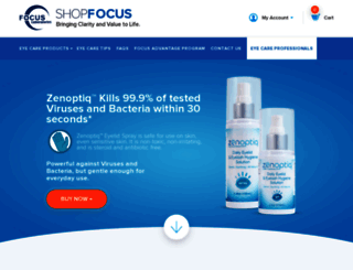 shopfocuslabs.com screenshot
