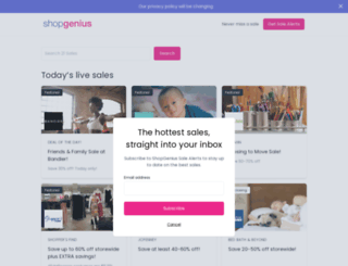 shopgenius.com screenshot