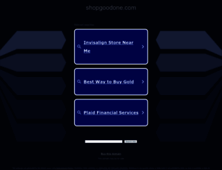 shopgoodone.com screenshot