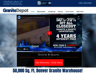 shopgranitedepot.com screenshot