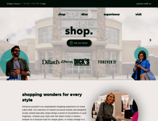 shopgreatlakesmall.com screenshot