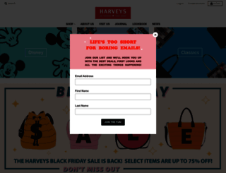 shopharveys.com screenshot