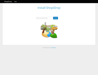 shopidrop-shopify.microapps.com screenshot