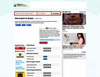 shopier.org.cutestat.com screenshot