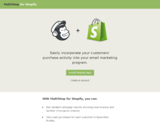 shopify.mailchimpapp.com screenshot