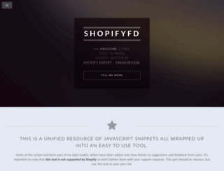 shopifyfd.com screenshot