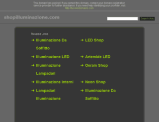 shopilluminazione.com screenshot