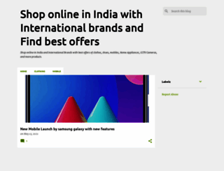 shopindiabrands.blogspot.com screenshot