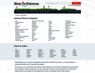 shopinkelowna.com screenshot