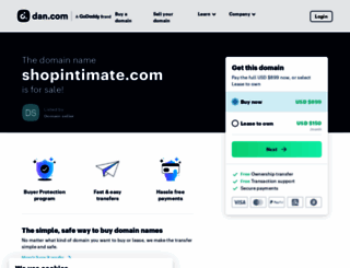 shopintimate.com screenshot