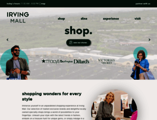 shopirvingmall.com screenshot