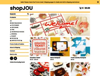 shopjou.bigcartel.com screenshot