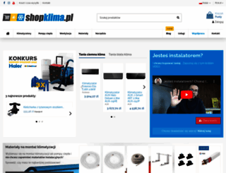 shopklima.pl screenshot