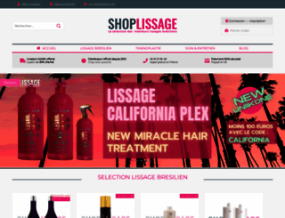 shoplissage.com screenshot