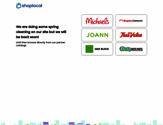 shoplocal.com screenshot