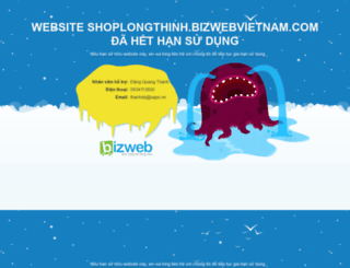 shoplongthinh.bizwebvietnam.com screenshot