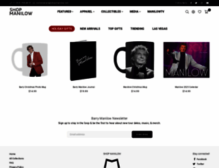 shopmanilow.com screenshot